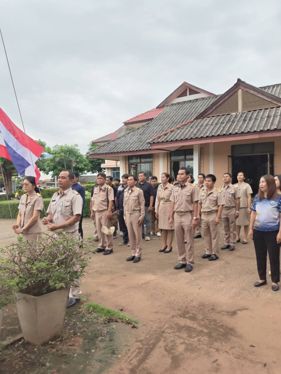 เมื่อวันที่ 6 กรกฎาคม พ.ศ. 2569 ท่านรองนายก และข้าราชการพร้อมพนักงาน เข้าแถวเคารพธงชาติ สวดมนต์หน้าเสาธง และให้โอวาทในการปฏิบัติงาน